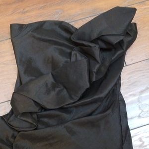 YNES black cocktail party gala dress